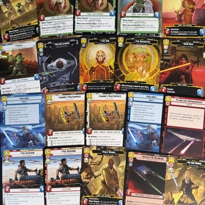SWUDB Proxy Cards Regular Cards Star Wars Unlimited SOR JTL SHD P25 Collector's