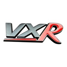 Metal VXR Logo Badge Emblem Black & Red for Vauxhall Opel Adam Astra Corsa etc