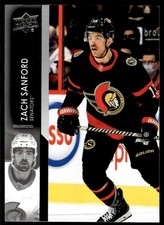 2021-22 Upper Deck Zach Sanford Ottawa Senators #609