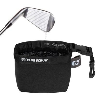 Golf Club & Ball Cleaning Bag - Waterproof, Machine Washable, Detachable Clip, C