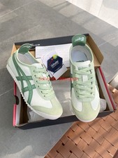 Retro Onitsuka Tiger MEXICO 66 Anti-slip Casual Shoes Avocado Green Sneakers New