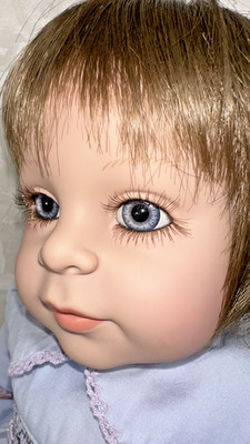  ADORA Toddler Time Vinyl Cloth Girl Weighted 20'' BROWN hair, BLUE eyes KRV-45