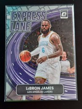 2022-23 Donruss Optic Basketball LeBron James Express Lane Insert #4 LA Lakers