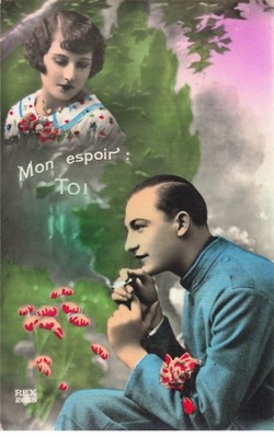 Couple - My hope, you - woman looking at a smoking man