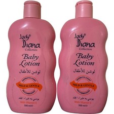 2 ORIGINAL Lady Diana Baby Lotion Mild Gentle Vitamin E exp. Mar. 17 2028