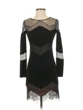 BCBGMAXAZRIA Women Black Cocktail Dress XS