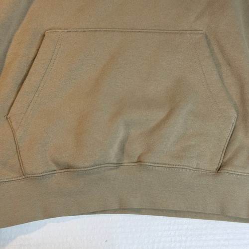 Nike Club Fleece Pullover Hoodie Mens Medium Tan Brown Logo Normcore Sportcore - Picture 15 of 16