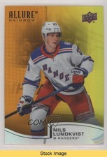 2021-22 Upper Deck Allure Rainbow Orange Yellow Nils Lundkvist #R-2 READ 1r79