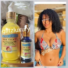 Raw white Egg yolk, xtra whitening body lotion & serum set.💯 satisfaction