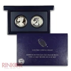 2012-S 75th Anniversary San Francisco Mint Silver Eagle 2-Coin Set (Box and CoA)