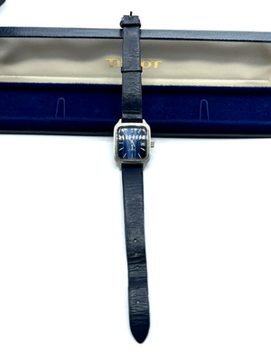 Damen Armbanduhr Tissot Seastar automatic blau läuft einwandfrei mit Box gepfl.