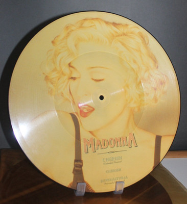 Madonna Cherish Single Import UK Music Record Vintage Original 1989 Picture Disc
