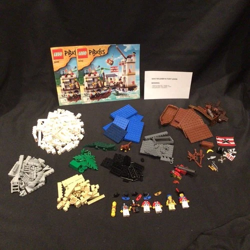 Vintage Lego Pirates Set  6242 Soldiers Fort (2009) - NOT COMPLETE