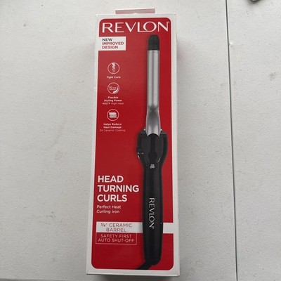 Revlon Curling Iron 3/4'' Ceramic Barrel Perfect Heat Professional Hair Styling