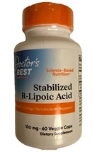 Stabilized R-Lipoic Acid , 100 mg, 60 Veggie Caps