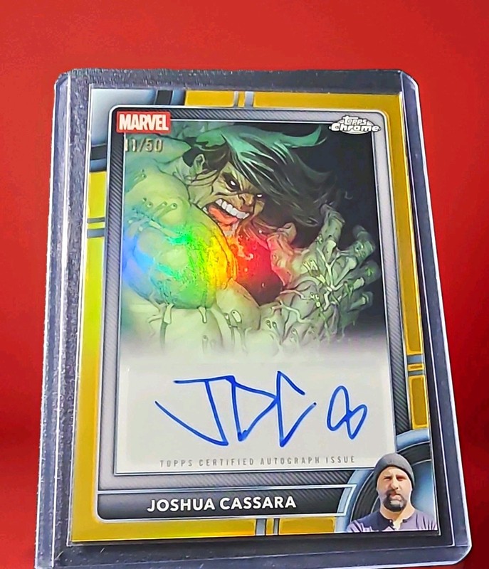 Topps 2026 Topps Chrome Marvel Hulk Blood Hunt 1 AA-JA Auto SN 11/50 Cassara 🔥