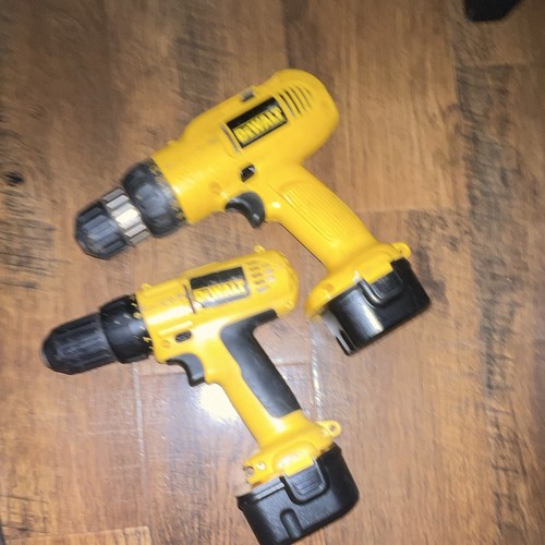 DEWALT 20V Cordless Drill Set, 2-Piece, Batteries Included, Yellow/Black
