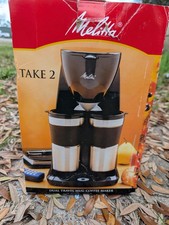 Melitta Take 2 Dual Stainless Steel Travel Drip Mug Coffee Maker NIB Drip coffee