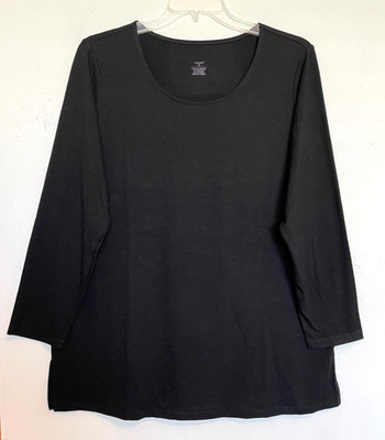 Haut Maille Col Rond Manches Longues CJ Banks - Taille 2X, Vert émeraude - Neuf Avec étiquette