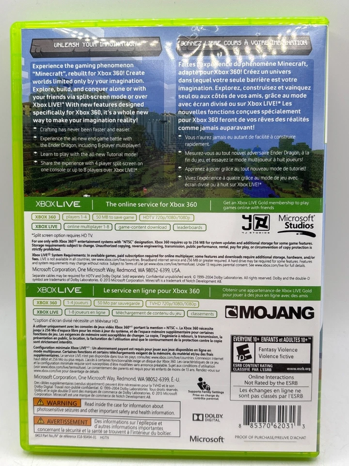 Minecraft: Xbox 360 Edition (Microsoft Xbox 360) XBOX 360 - Bild 3 von 4