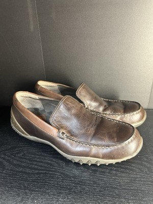 Merrell Men's Brown Throttle Moc Toe Slip On Shoes 8.5 M