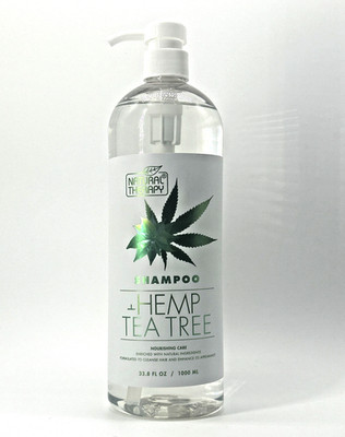 Natural Therapy Hemp +Tea Tree Moisturizing Professional Size Shampoo (33.8 oz) 