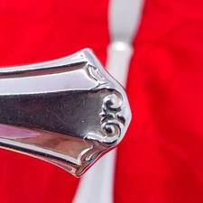 2pc Reed & Barton Country French Chippendale Silverplate Butter Knife 9"