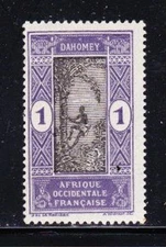Album Specials  French Colonies Dahomey Native Climbing Tree Mint LH Item ZS-135