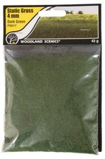 Woodland Scenics Static Grass Dark Green 4mm  FS617