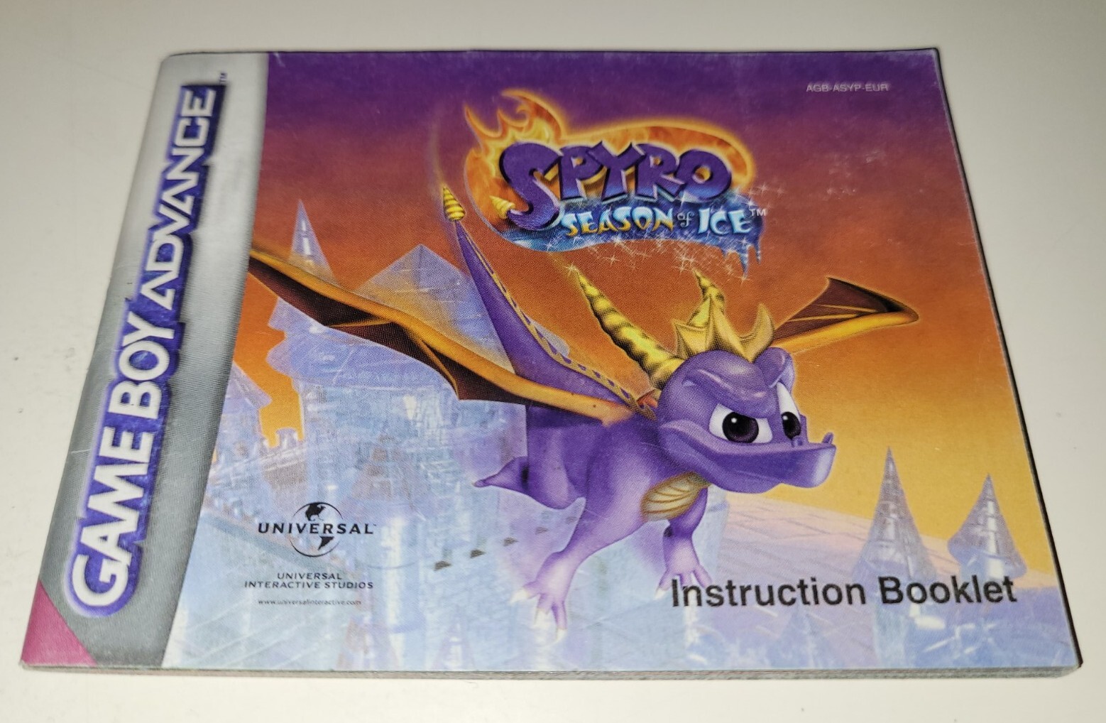 Notice - Nintendo Game Boy Advance - Spyro Season Of Ice - EUR - Bon État 