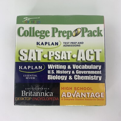 College Prep Pack SAT PSAT ACT,  2006 Southwestern Co. Kaplan NEW!    