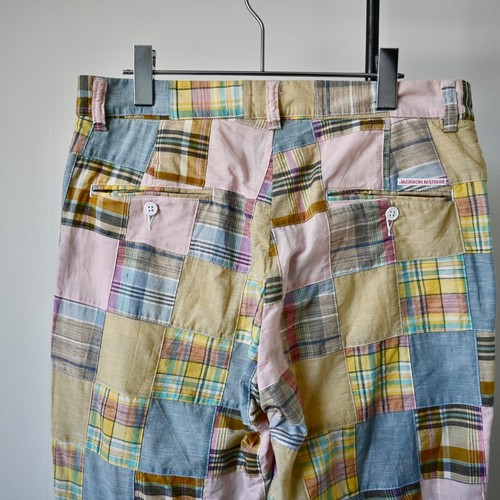 UNUSED, Jackson Matisse India madras patchwork trousers made in Japan, L, W33 - Picture 3 of 15