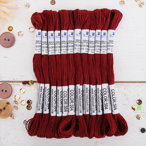 Box of 12 Premium Cotton Embroidery Floss in 50 Colors - Hand Embroidery Thread - Picture 69 of 104