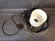 Ancienne lampe vintage à fixer sur un pied abat jour design 20ème