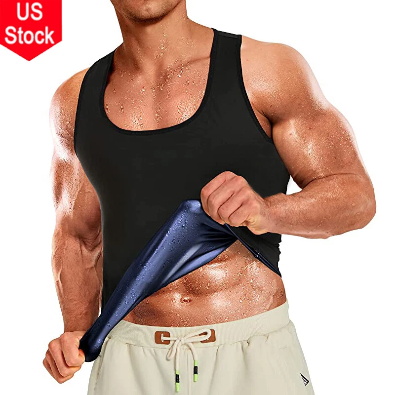 Mens sweat vest weight loss sale