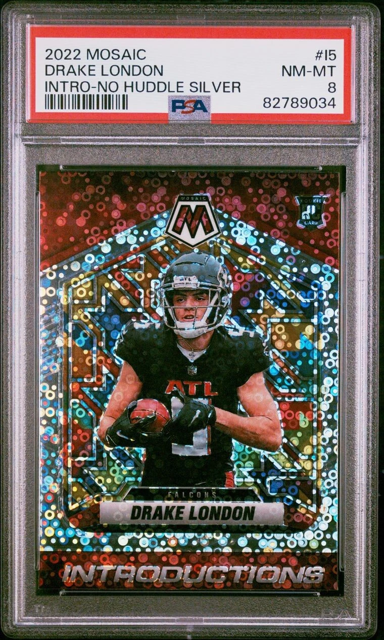 Drake London Panini Mosaic Introductions #I5 No Huddle Silver