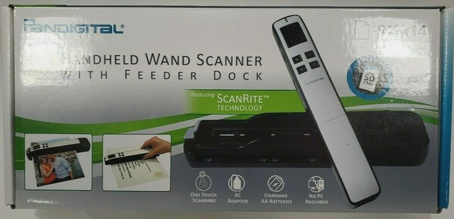 Pandigital Handheld Portable Wand Scanner Panscn09pu Purple Micro
