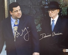 Dominic Chianese & Steve Schirripa The Sopranos Dual Signed 11x14 Beckett