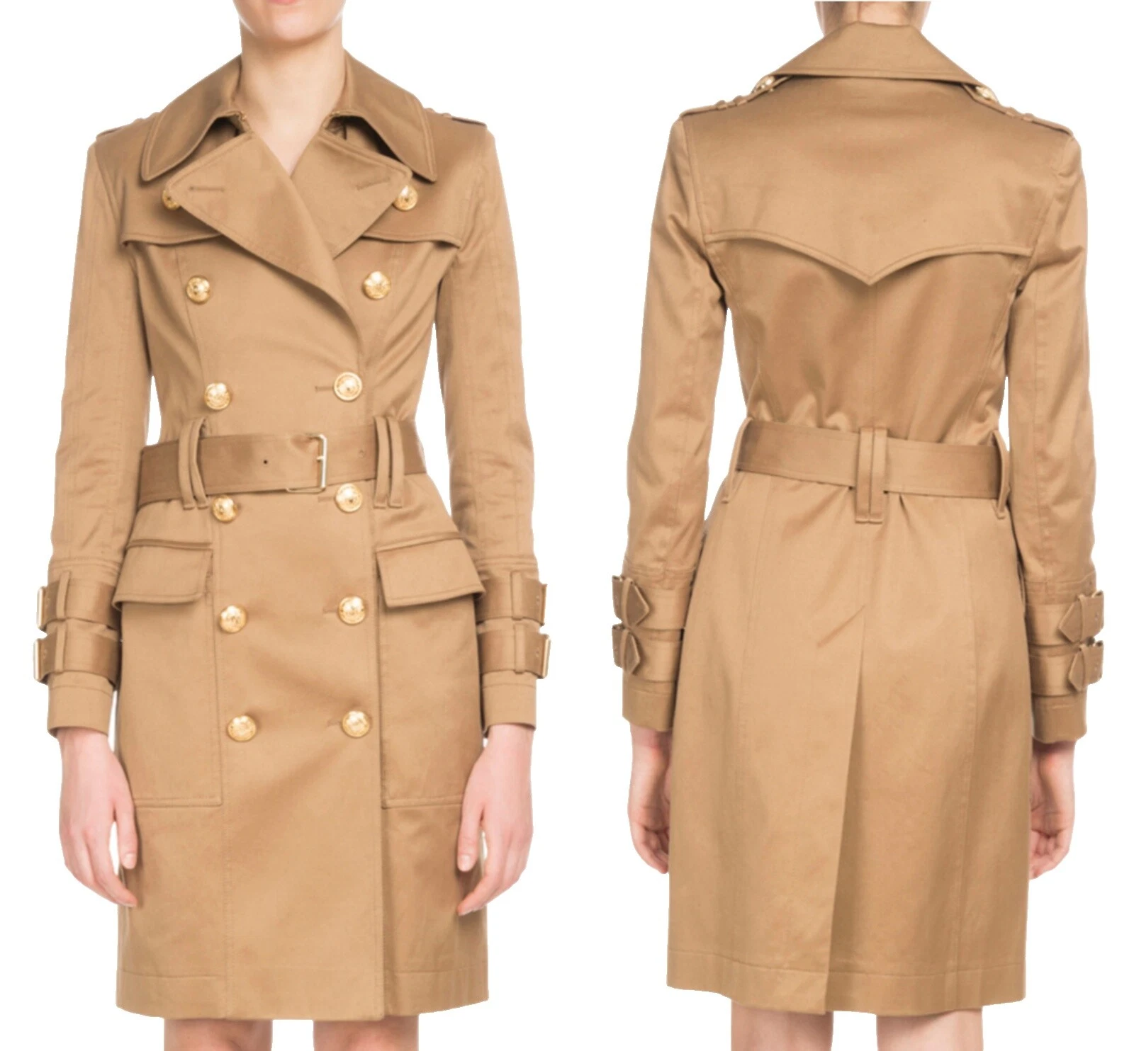 Balmain Trench Coats Coats, Jackets & Vests for Women