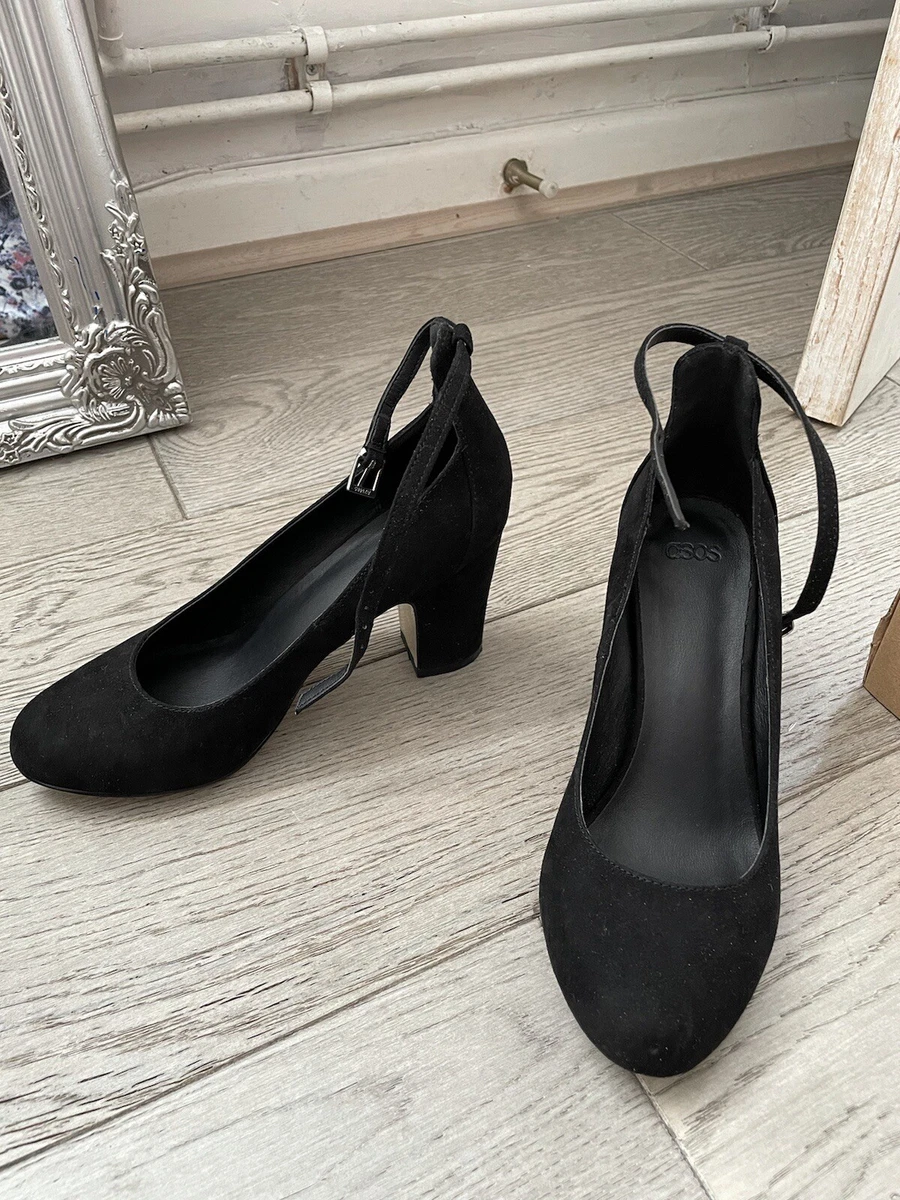 black block heels size 4