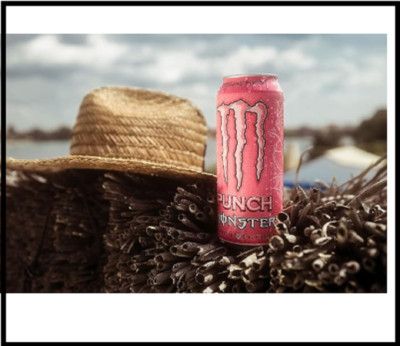 15 Pack) Monster Pipeline Fruit Punch Sports Drink, Energy + Juice