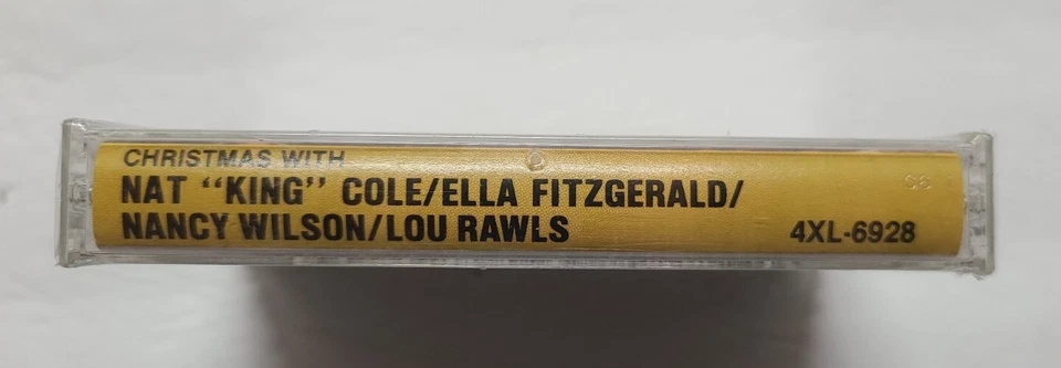 CHRISTMAS WITH NAT KING COLE ELLA FITZGERALD NANCY WILSON NEW CASSETTE TAPE 1974 - Image 4 of 4