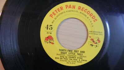 Peter Pan Records THIRTY-TWO FEET AND EIGHT LITTLE TAILS 45 RPM 60s