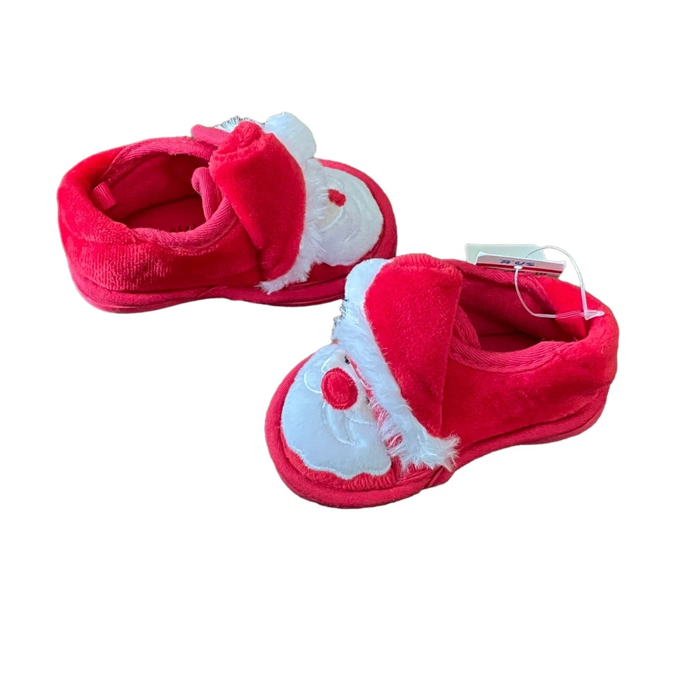 考拉孩子婴儿圣诞老人短靴拖鞋红色白色尺寸 3/4 圣诞假期 — 第 4/4 张图片