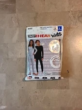 NEW 32 Degrees Heat Shirt and Legging Baselayer Kids Large Grey 2 Pc Set 