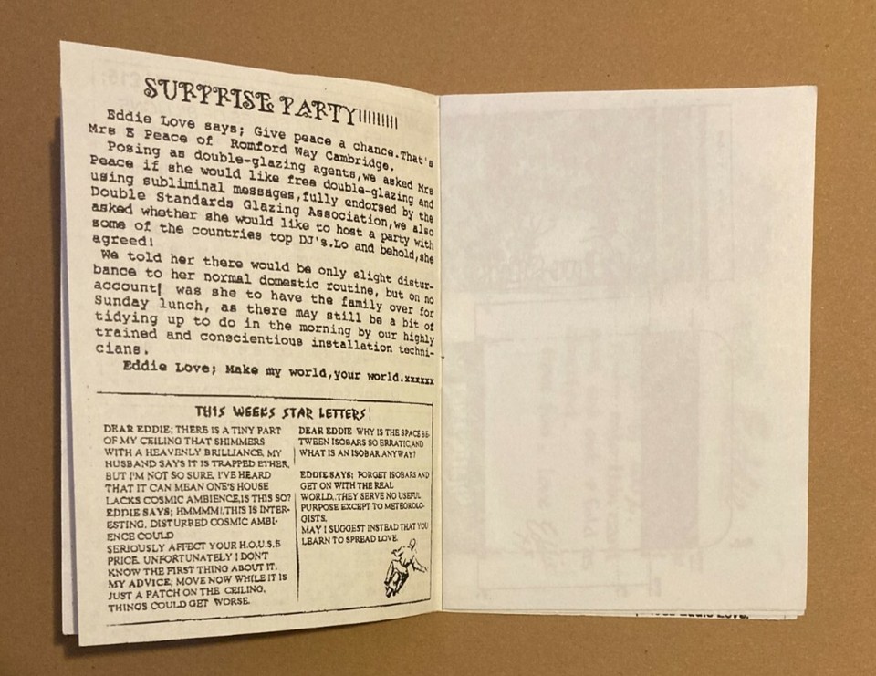 Fanzine Tribal Trance Dance 1992 - Boatrace Flambards Cambridge - Rave ...