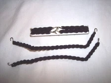 Blousing Straps 2 Sets Black Bdu Pants Combat Boot Blouse Pant Blousing Straps 