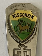 Vintage Souvenir Spoon US Collectible Wisconsin