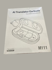 AI Translator Earbuds. Wireless, M111. TWS Earphone Wireless