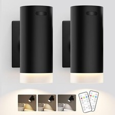 BATTERY OPERATED WALL SCONCES 3CCT DIMMABLE WIRELESS SCONCES SET OF 2 RECHARGEAB